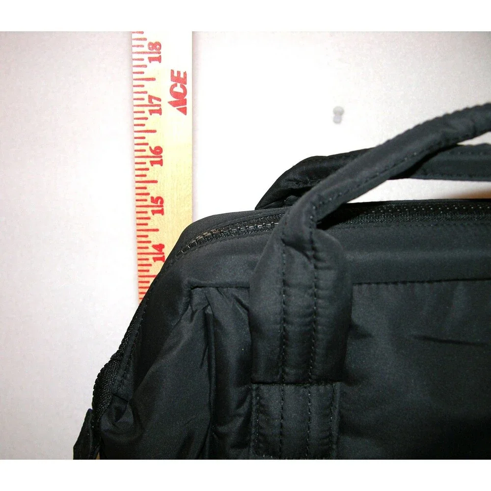 Baggallini Black Nylon Backpack Travel Bag RFID Laptop Sleeve Luggage Sleeve